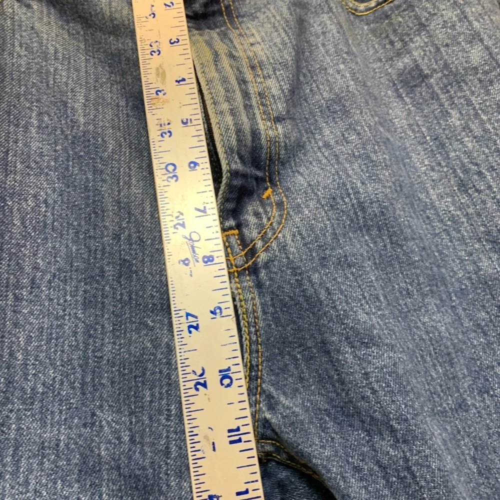 Levi's 505 Regular Fit Jeans Mens 38x30 Blue Excellent Medium Wash Straight Leg
